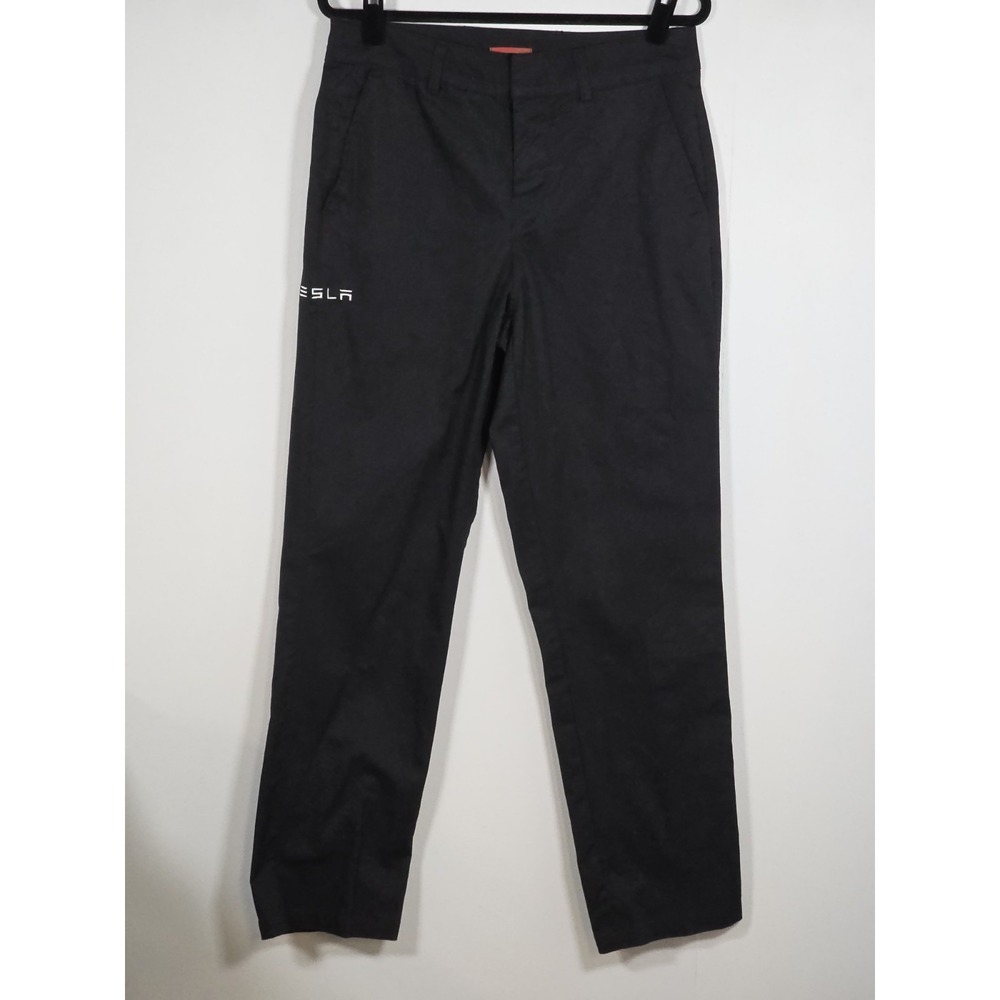 Tesla Mens 32x32 Uniform Pants TSL8414 Black NWOT Workwear Flat Front Chino